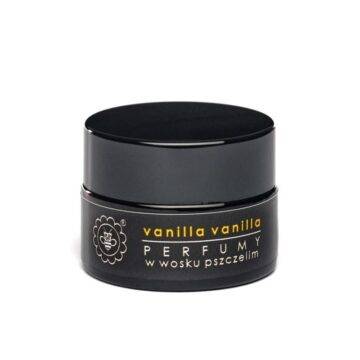 Miodowa Mydlarnia perfumy twarde w wosku pszczelim vanilla vanilla